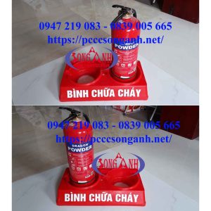bình chữa cháy &amp; kệ đựng bình cứu hỏa