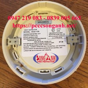 đầu báo nhiệt cố định kết hợp gia tăng DCD 135 190 Hochiki